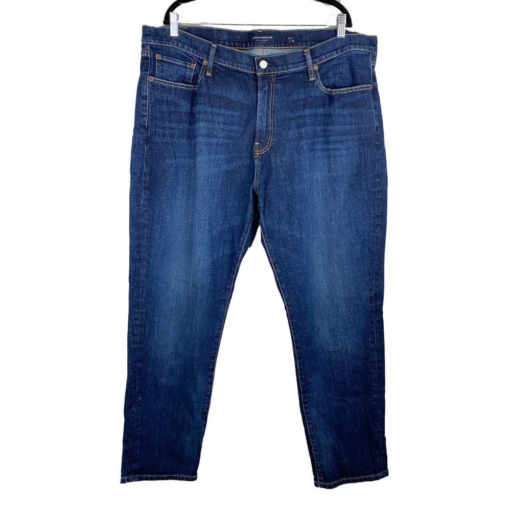 Lucky Brand Mens 410 Athletic Fit Denim Blue Jeans 40x30